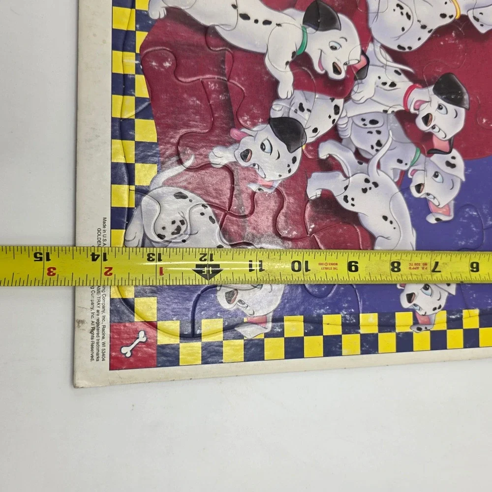 Golden 101 Dalmatians Puzzle Kids Multicolor Puppies Vintage Disney Retro